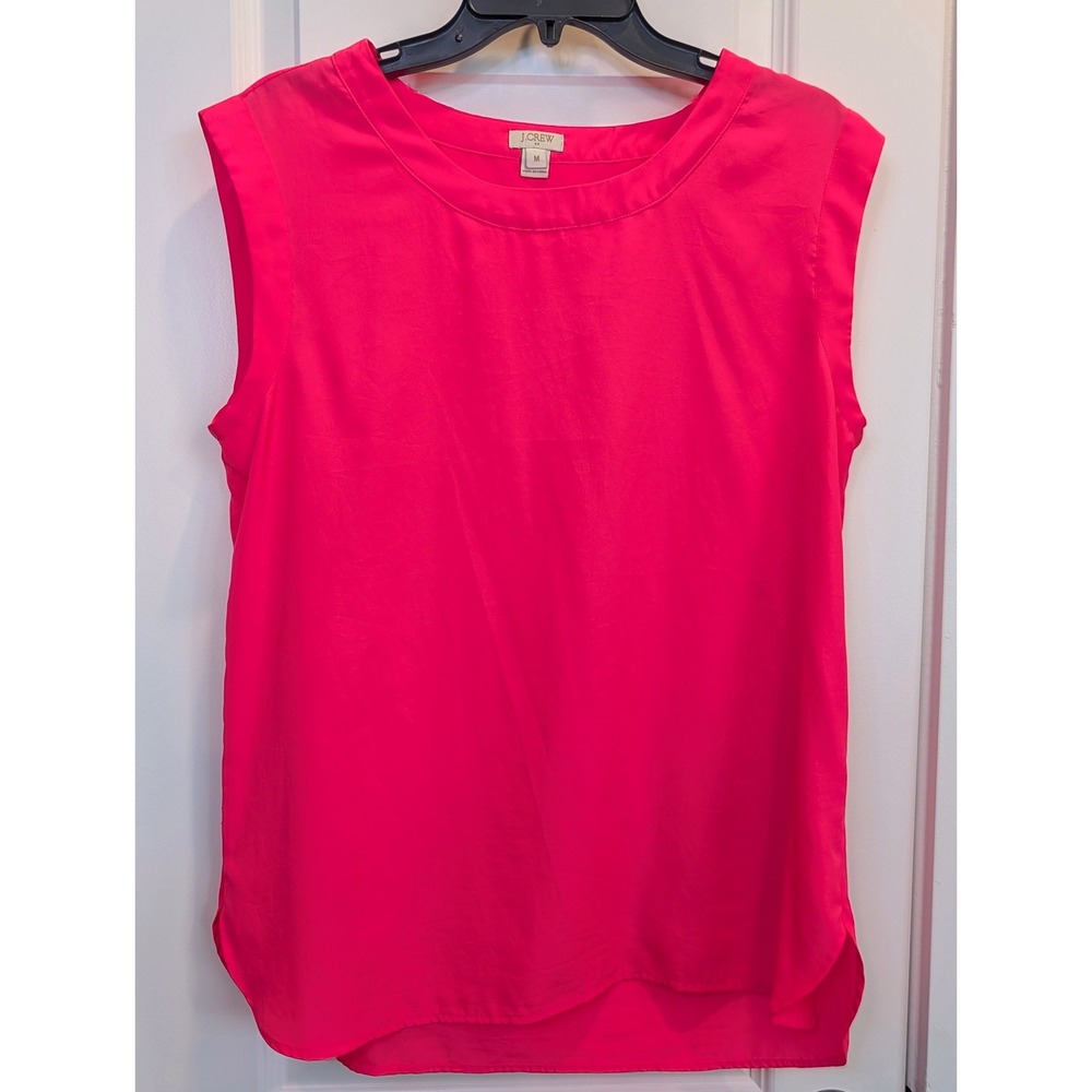J.Crew Sleeveless Pink Blouse